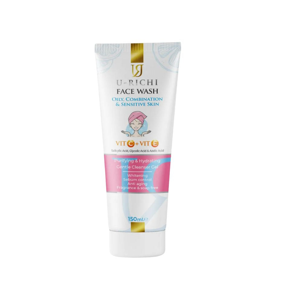 U-Richi Oily,Combination & Sensitive Face Wash