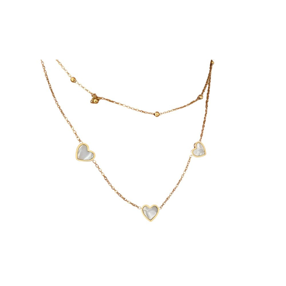 316 Stainless Steel Trible Heart Necklace