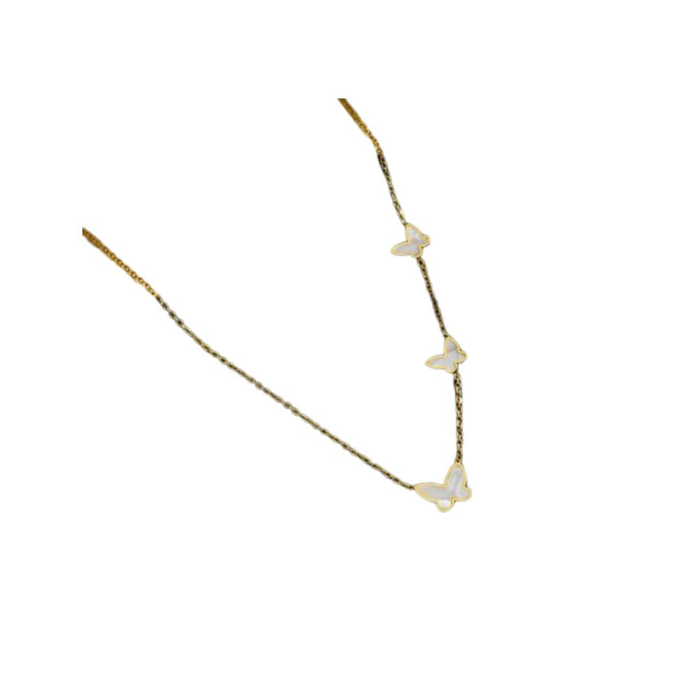 316 Stainless Steel Trible Butterfly Necklace