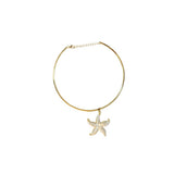 316 Stainless Steel Starfish Necklace