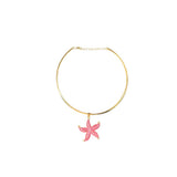 316 Stainless Steel Starfish Necklace