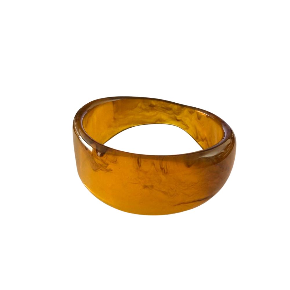 Bakelite Acrylic Bangle Bracelet
