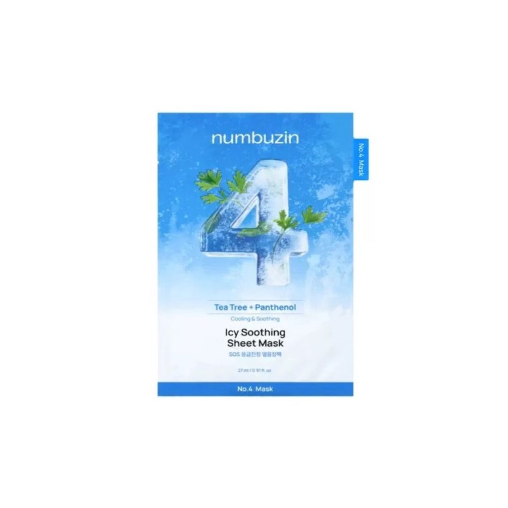 Numbuzin Tea Tree + Panthenol Icy Sheeting Mask