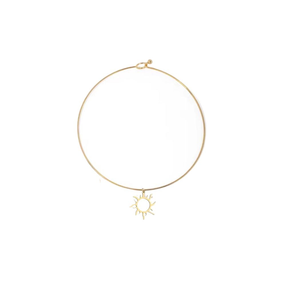 316 Stainless Steel The Sun Necklace