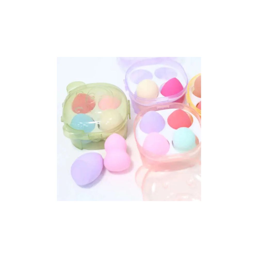 Bear Shape Set of 3 Blending Sponge