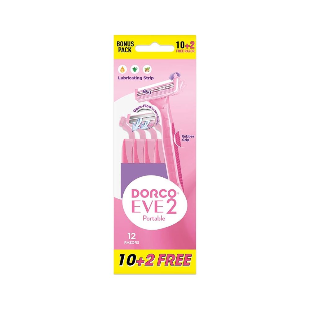 DORCO EVE 2 PLUS 10+2 Portable Razors
