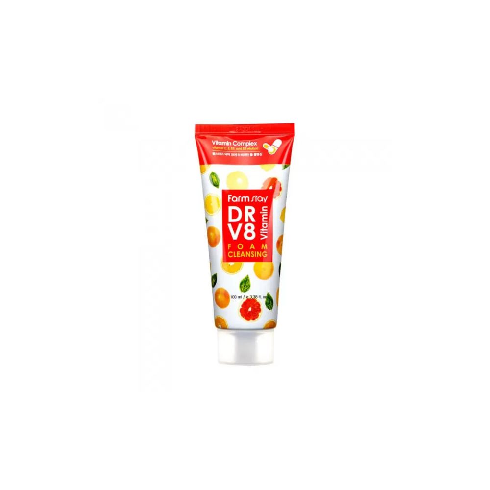 Farmstay DR-V8 Vitamin Foam Cleansing