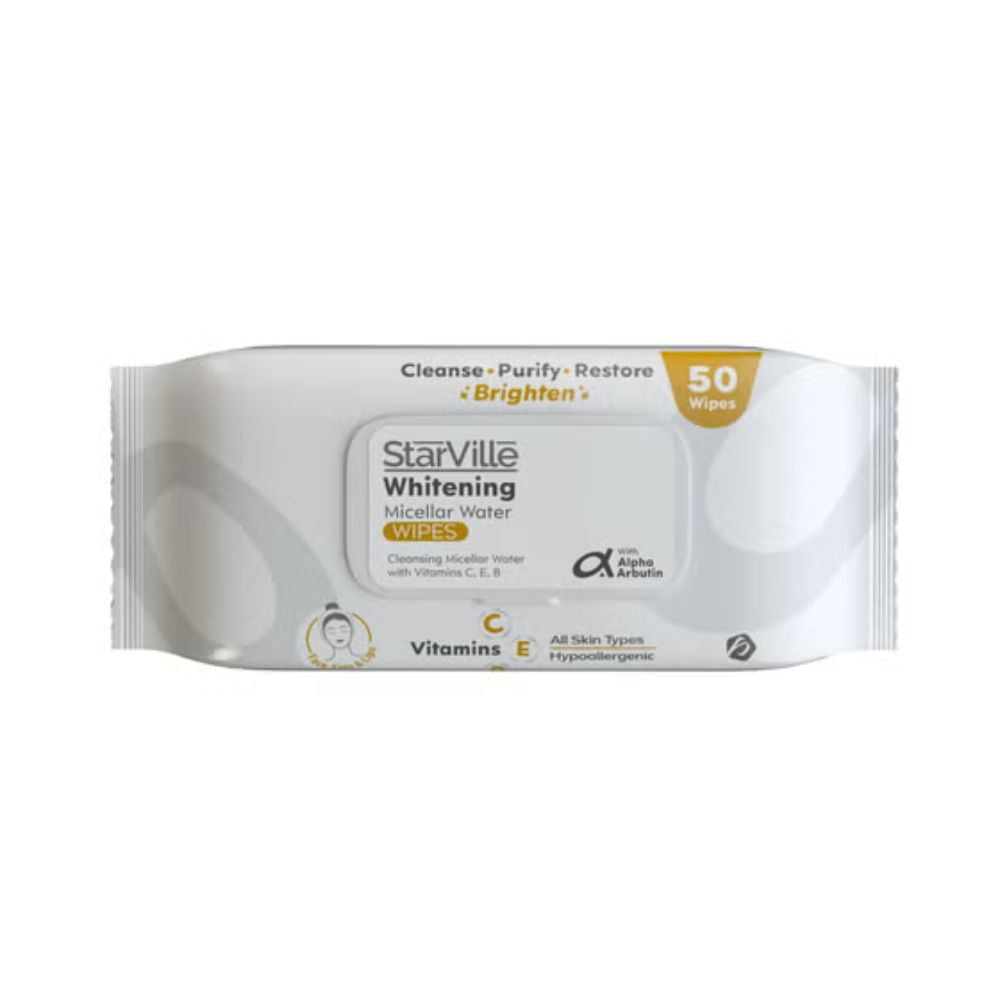 Starville Whitening Micellar Water Wipes