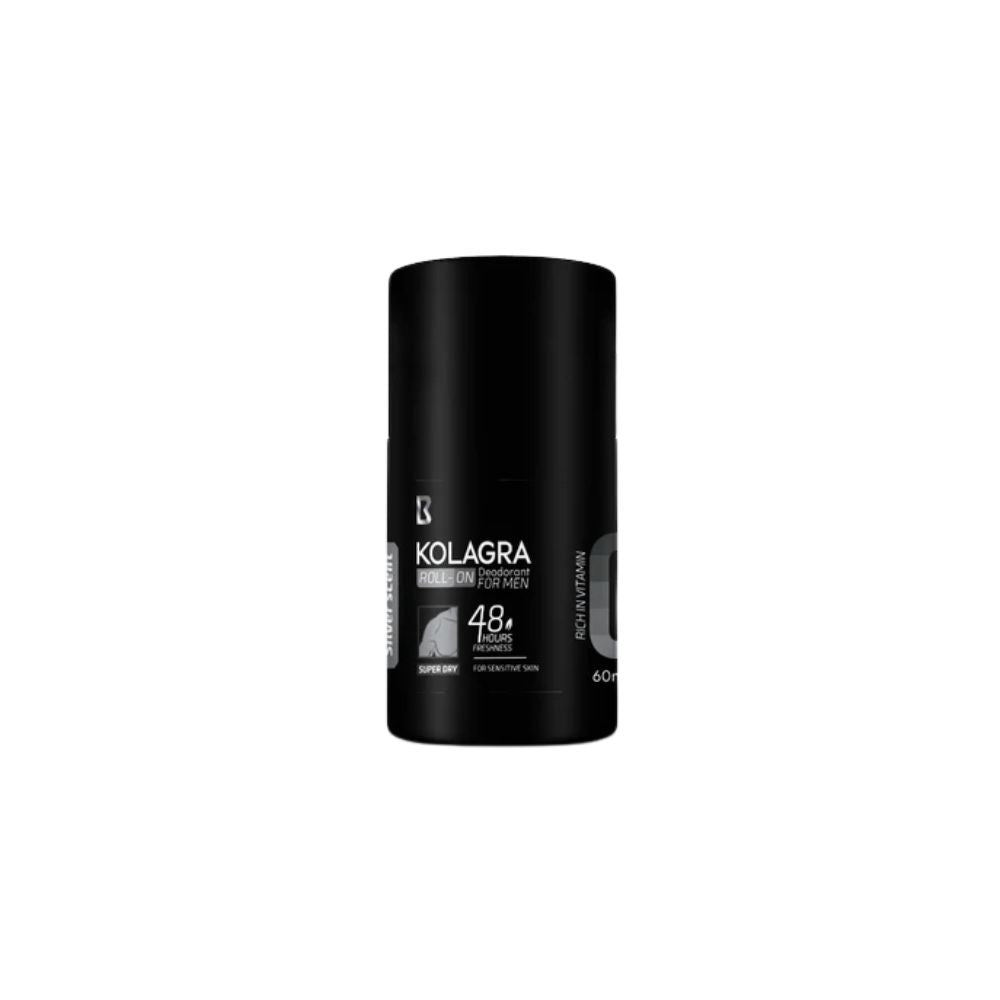 Kolagra Roll On Deodorant Men Silver Scent