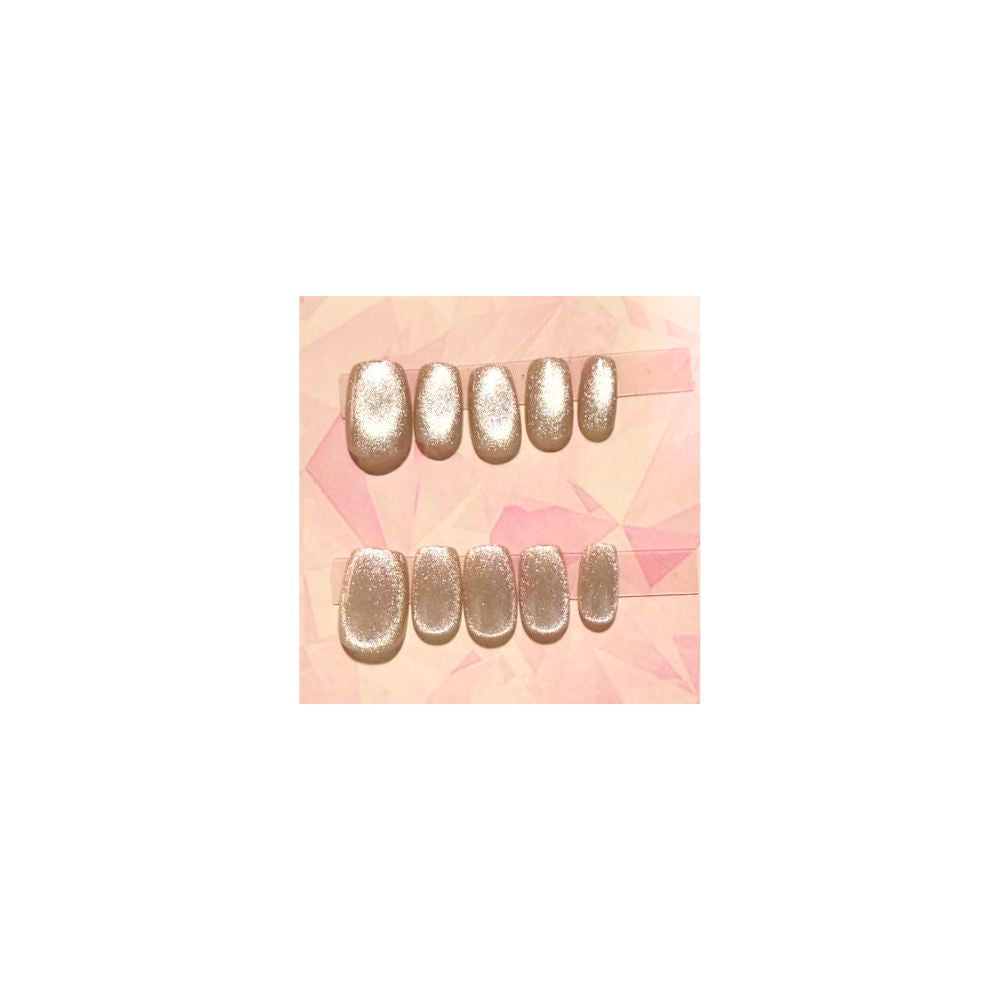 Glassy False Nails Set 10Pcs
