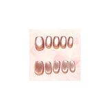 Glassy False Nails Set 10Pcs