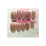 False Nails Carmen Hand Made 10 Pcs