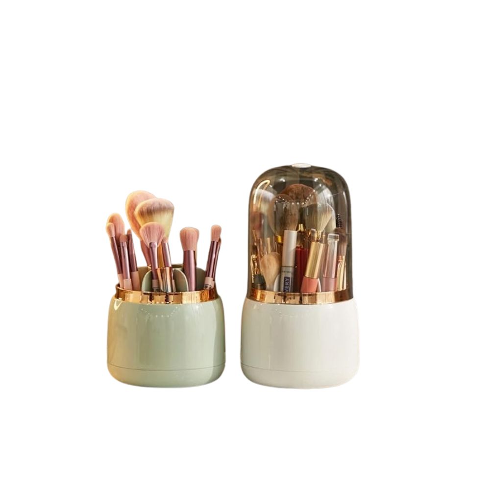 Dela Rotating Covered Makeup Organizer