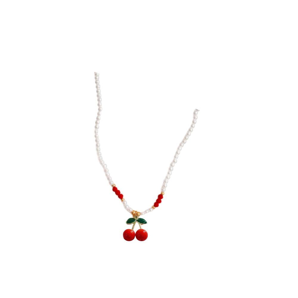 Pearl Double Cherry Necklace