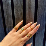 316 Stainless Steel House Of The Rings(4pcs)