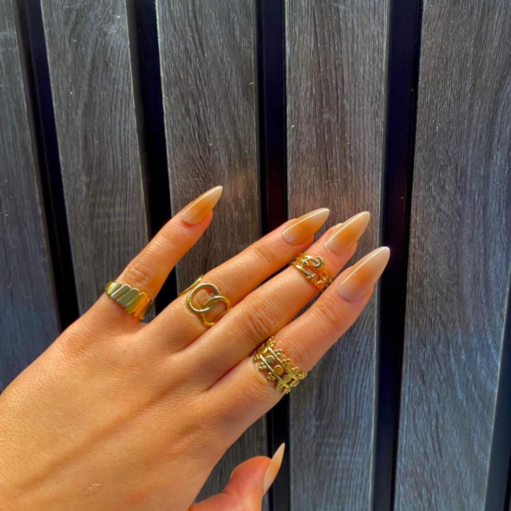 316 Stainless Steel House Of The Rings(4pcs)