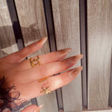 316 Stainless The Galaxy Rings (2pcs)
