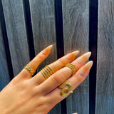316 Stainless Steel Queen Of The Rings(4pcs)