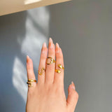 316 Stainless Steel Planet Of The Rings (4pcs)