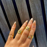 316 Stainless Steel Queen Of The Rings(4pcs)