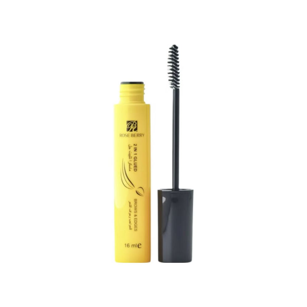 Rose Berry 2in1 Glued Brows & Edges Mascara