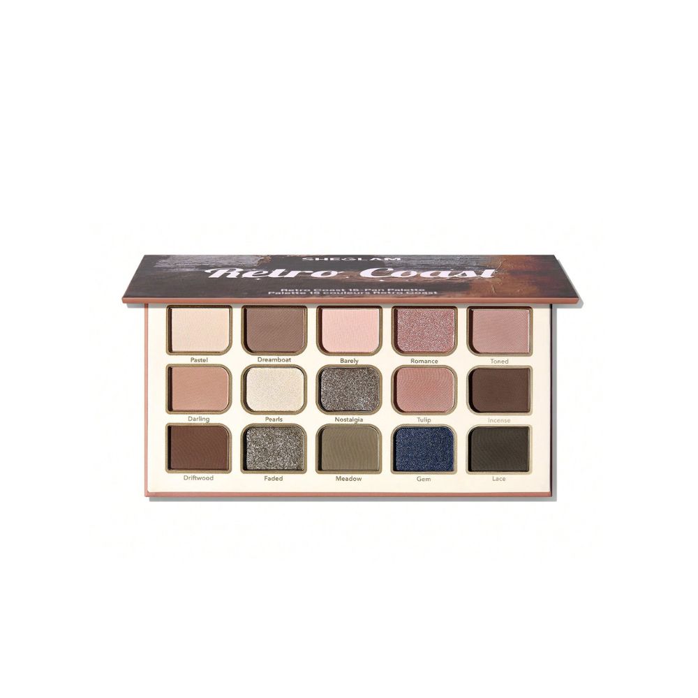 Sheglam Retro Coast 15Colors Eyeshadow Palette