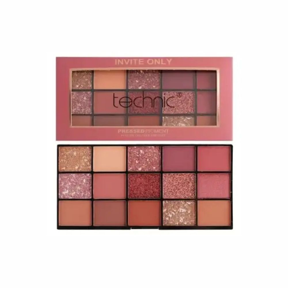 Technic Invite Only Pressed Pigment 15Colors Eyeshadow Palette