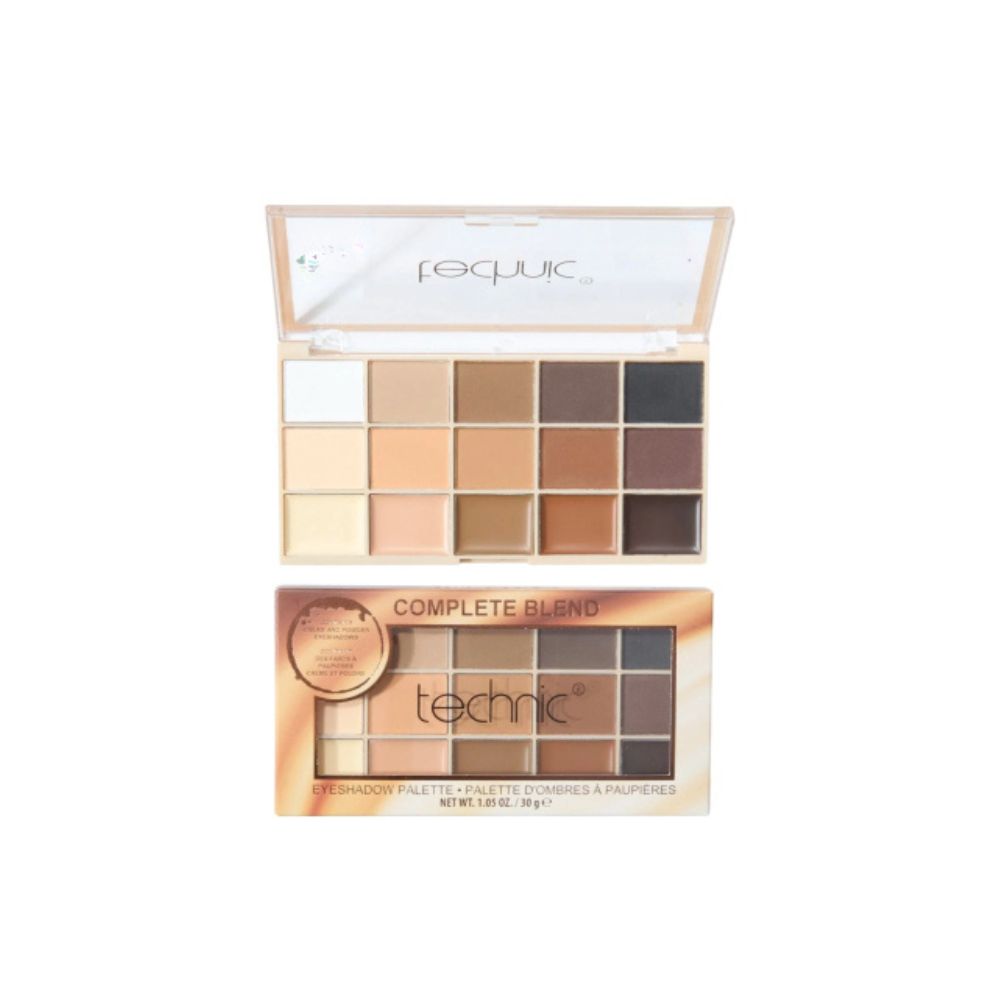 Technic Complete Blend 15Colors Eyeshadow Palette