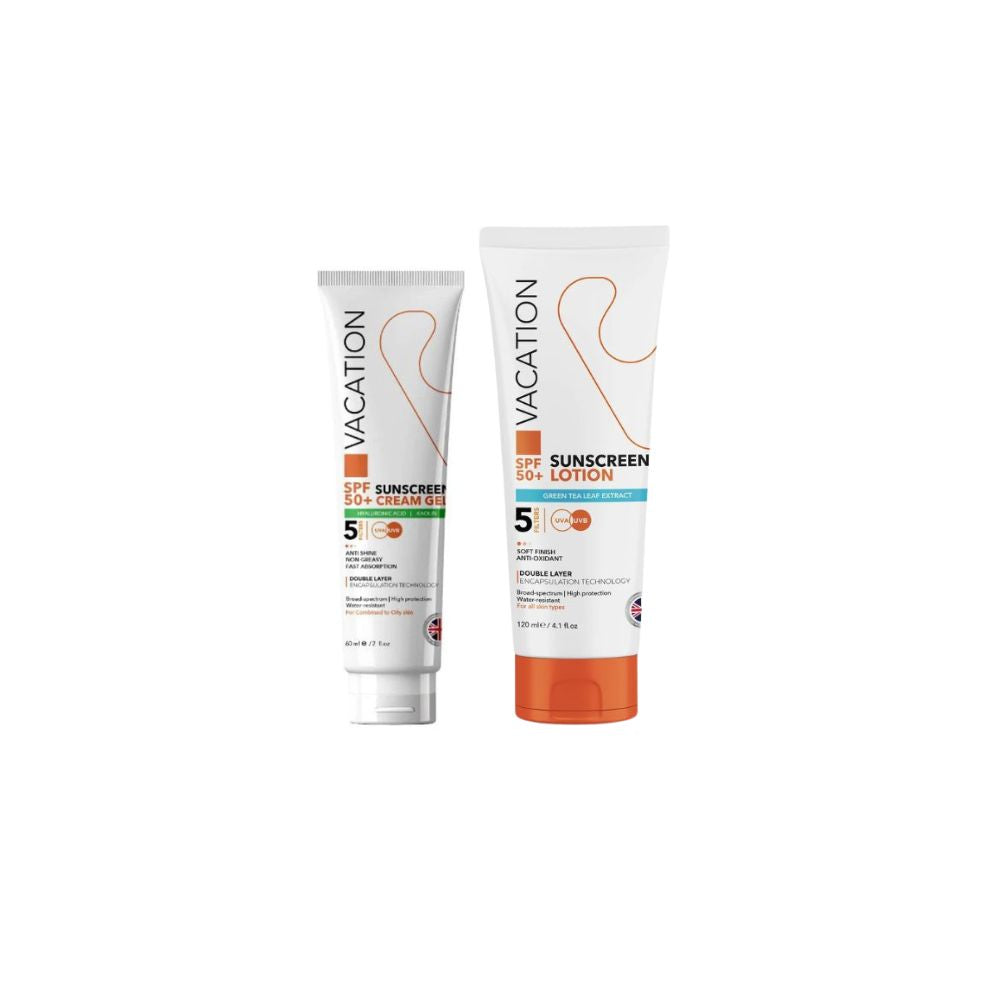 Vacation Sunscreen Lotion + Gel Cream