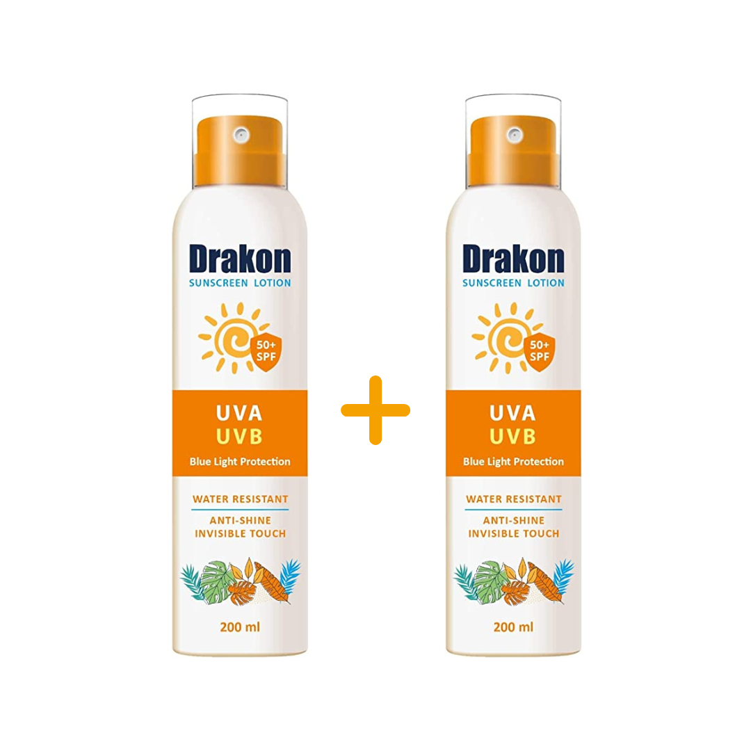 Drakon Sunscreen Lotion Spray, Waterproof UVA/UVB